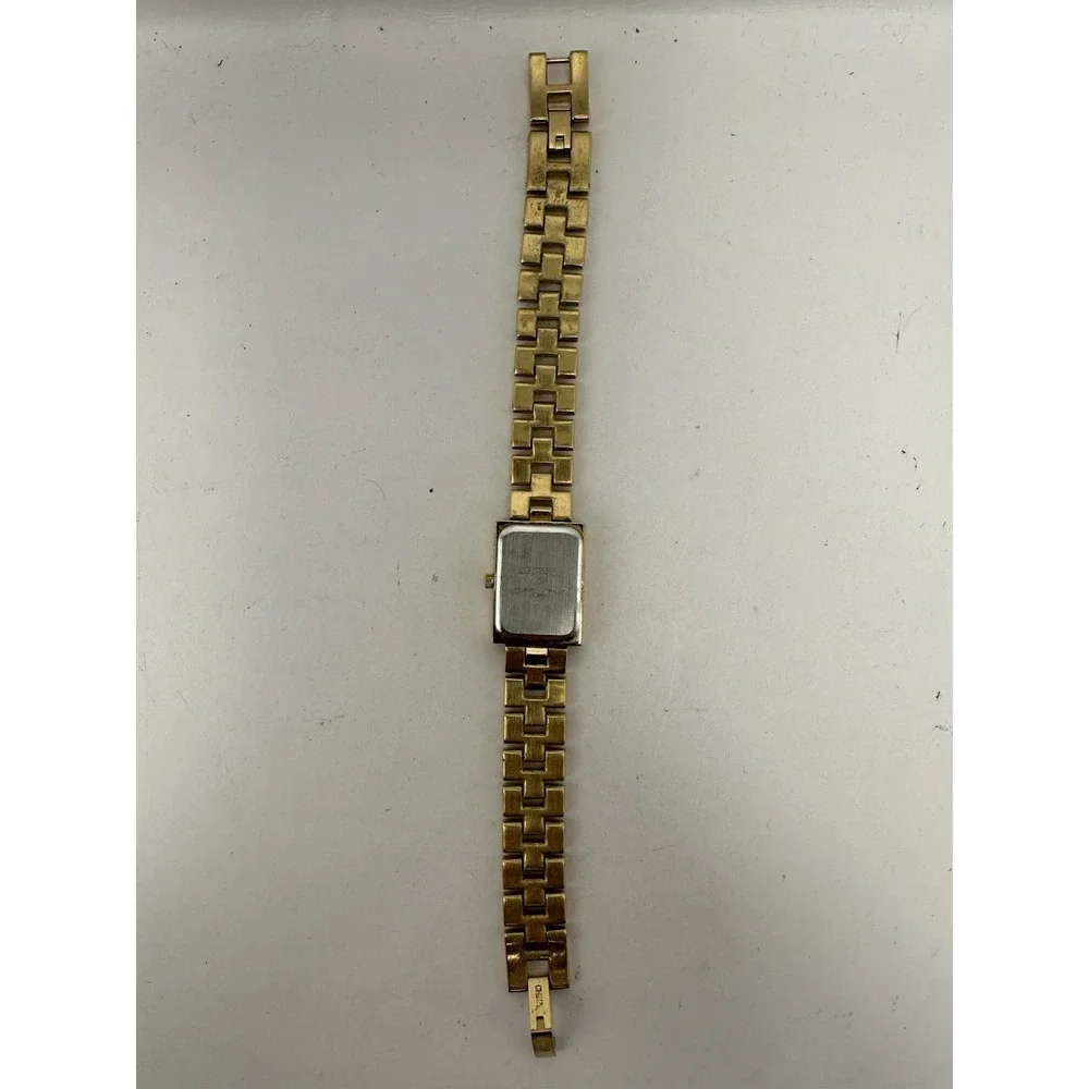 Anne Klein Diamond 10/8512 New Battery Ladies MOP Tank Watch 17MM 7